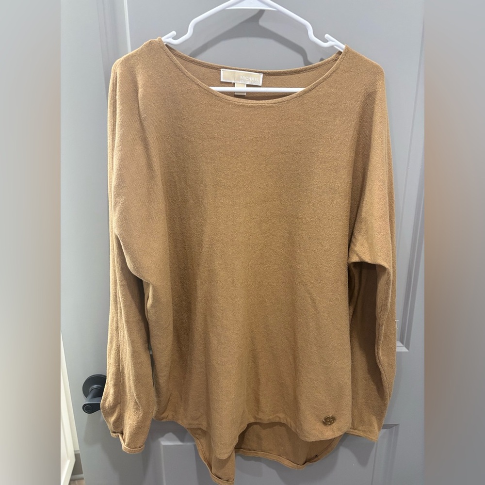 Michael Kors Brown Knit Top